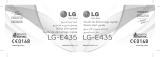 LG E435 Guide d'installation rapide