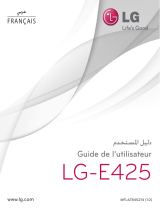 LG LGE425.ASEAWH Manuel utilisateur