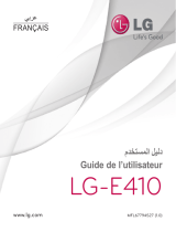 LG LGE410.AAGRWH Manuel utilisateur