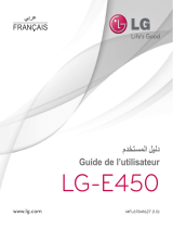 LG LGE450.AGCCWH Manuel utilisateur