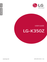 LG LGK350Z.AAREKU Le manuel du propriétaire