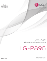 LG LGP895.AVNMWH Manuel utilisateur