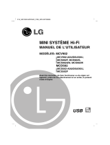 LG MDV902 Le manuel du propriétaire