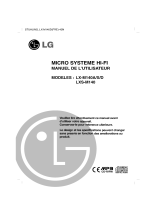 LG LX-M140D Le manuel du propriétaire
