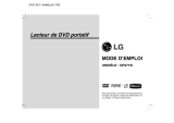 LG DP271B Le manuel du propriétaire