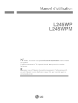 LG L245WP-BN Le manuel du propriétaire