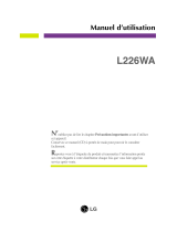 LG L226WA-SN Le manuel du propriétaire