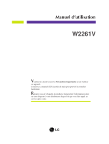 LG W2261V-PF Le manuel du propriétaire