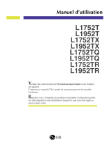 LG L1752TQ-SF Le manuel du propriétaire