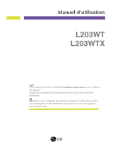 LG L203WT-BF Le manuel du propriétaire