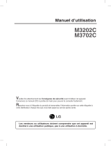 LG M3202C-BA Le manuel du propriétaire