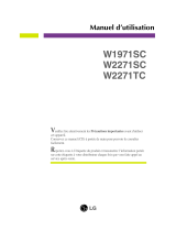 LG W2271SC-PF Le manuel du propriétaire