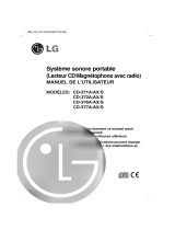 LG CD-371A Le manuel du propriétaire