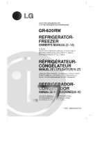 LG GR-620RX Le manuel du propriétaire