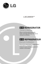 LG LSC26905ST Le manuel du propriétaire