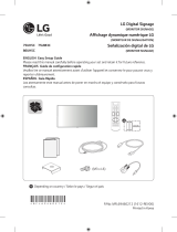 LG 86UH5C-B Guide d'installation rapide