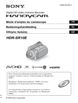 Mode HDR-SR10E Le manuel du propriétaire