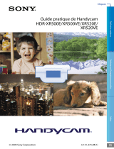 Sony HDR-XR520VE Le manuel du propriétaire