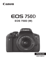 Canon EOS 750D Mode d'emploi