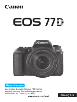 Canon EOS 77D Le manuel du propriétaire