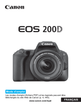 Canon EOS 200D Le manuel du propriétaire