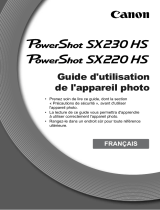 Canon PowerShot SX230 HS Manuel utilisateur