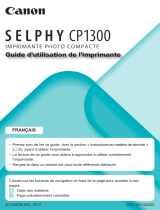 Canon Selphy CP1300 Blanche Manuel utilisateur