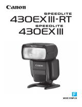 Canon Flash 430 EX III-RT Manuel utilisateur