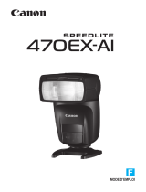 Canon Speedlite 470EX-AI Manuel utilisateur