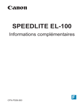 Canon Speedlite EL-100 Manuel utilisateur