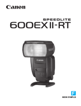 Canon Speedlite 600EX II-RT Manuel utilisateur