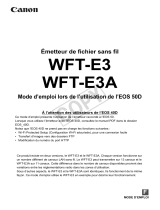 Canon Wireless File Transmitter WFT-E3 Manuel utilisateur