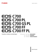 Canon EOS C700 FF Manuel utilisateur