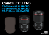 Canon TS-E 135mm f/4L MACRO Manuel utilisateur
