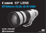 Canon EF 400mm f/2.8L IS III USM Manuel utilisateur