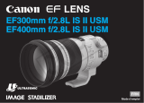 Canon EF 300mm f/2.8L IS II USM Manuel utilisateur