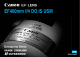 Canon EF 400mm f/4 DO IS USM Manuel utilisateur