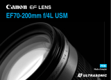 Canon EF 70-200mm f/4L USM Manuel utilisateur