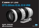 Canon EF 70-200mm f/2.8 L IS III USM Manuel utilisateur