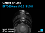 Canon EF 70-300mm f/4-5.6 IS USM Manuel utilisateur
