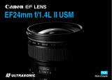 Canon EF 24mm f/1.4L II USM Manuel utilisateur