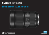 Canon Objectif EF 16-35mm f/2.8 L III USM Manuel utilisateur