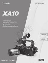 Canon XA10 Manuel utilisateur