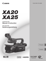 Canon XA25 Manuel utilisateur