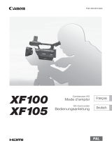 Canon XF100 Manuel utilisateur