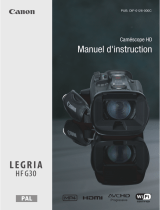 Canon LEGRIA HF G30 Manuel utilisateur