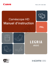 Canon Legria mini Manuel utilisateur