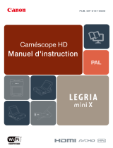 Canon LEGRIA mini X Manuel utilisateur