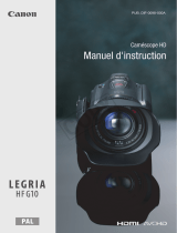 Canon LEGRIA HF G10 Manuel utilisateur