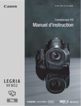 Canon LEGRIA HF M52 Manuel utilisateur